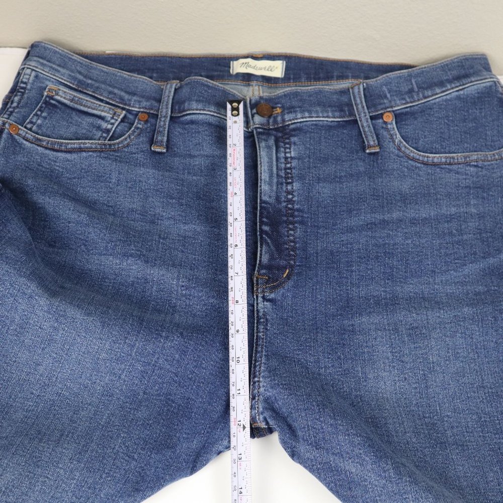 - Madewell Women’s Jeans Petite 10" High Rise  skinny blue 35p - Picture 9 of 16